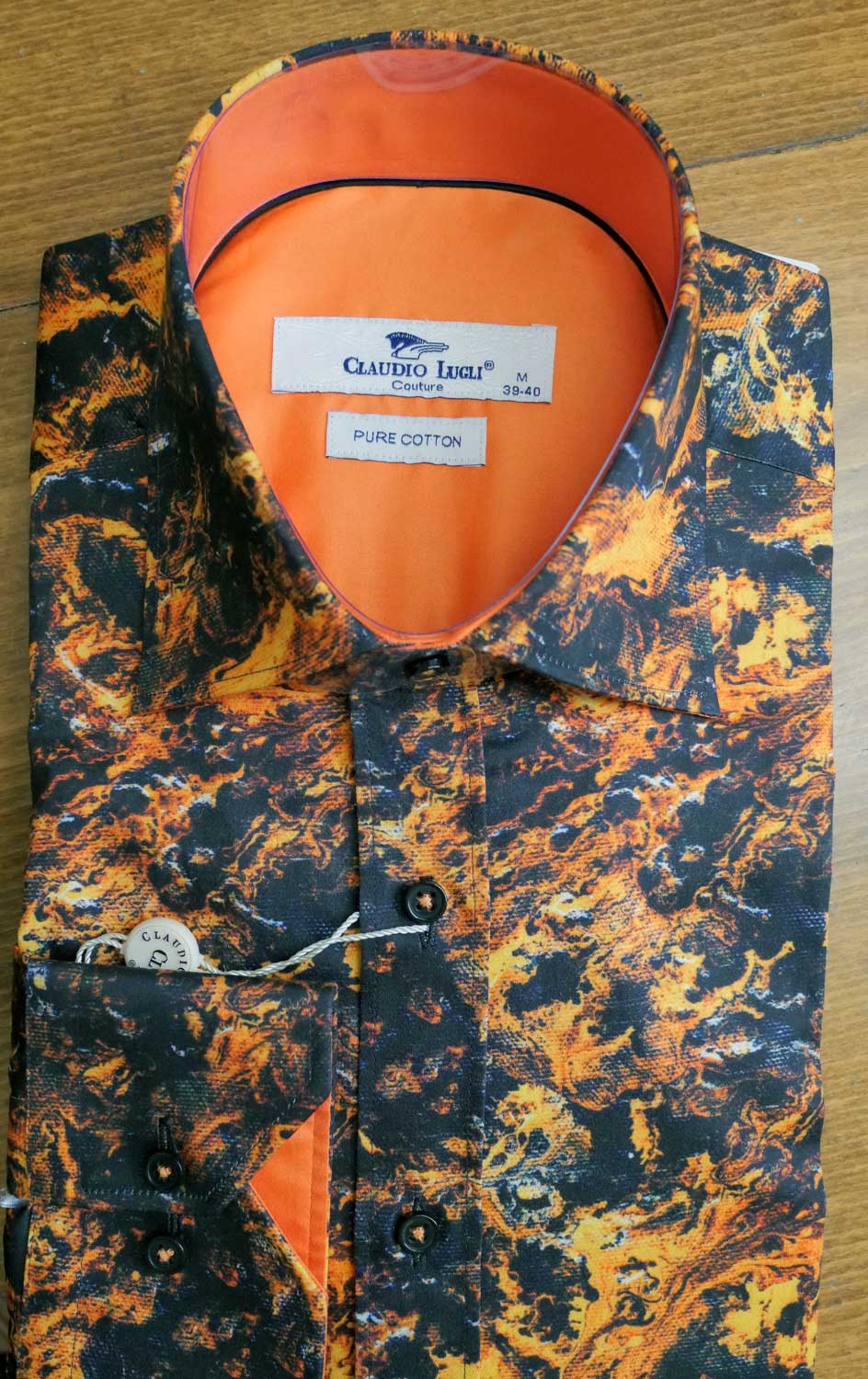 shirt with flames on it