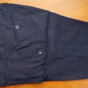 Brax blue linen shorts