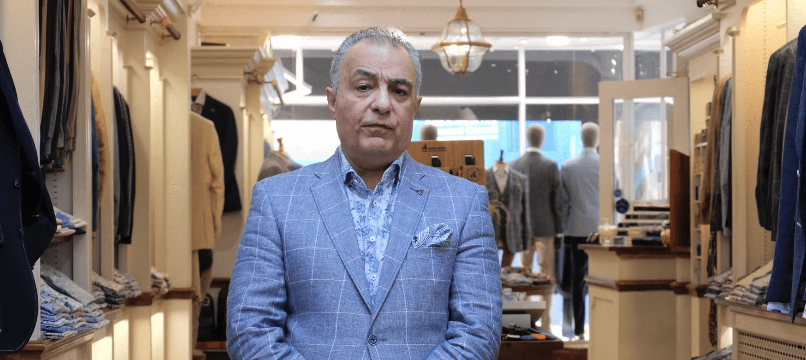 Ali talks about the bespoke nature of our suits and about the welcome you'll receive in store