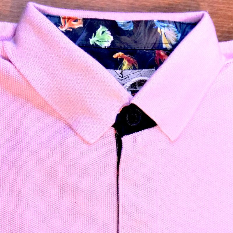 Wilson and Sloane pink cotton polo shirt