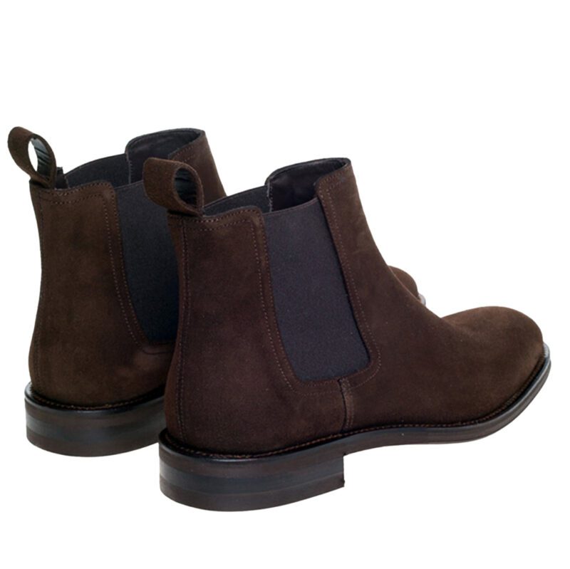 John White, Piccadilly Brown Suede Chelsea Boots from Gabucci Bath