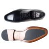 John White, Lucan Black Semi-Brogues from Gabucci Bath