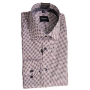 Venti white shirt with rows of small black and yellow from Gabucci Bath