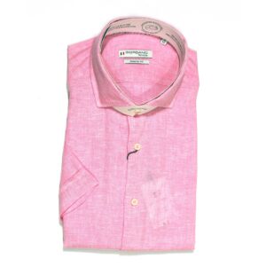 Giordano pink short sleeved shirt from Gabucci Bath.