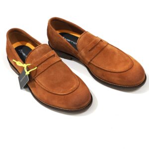 Ambitious Tan Suede Loafer from Gabucci Bath