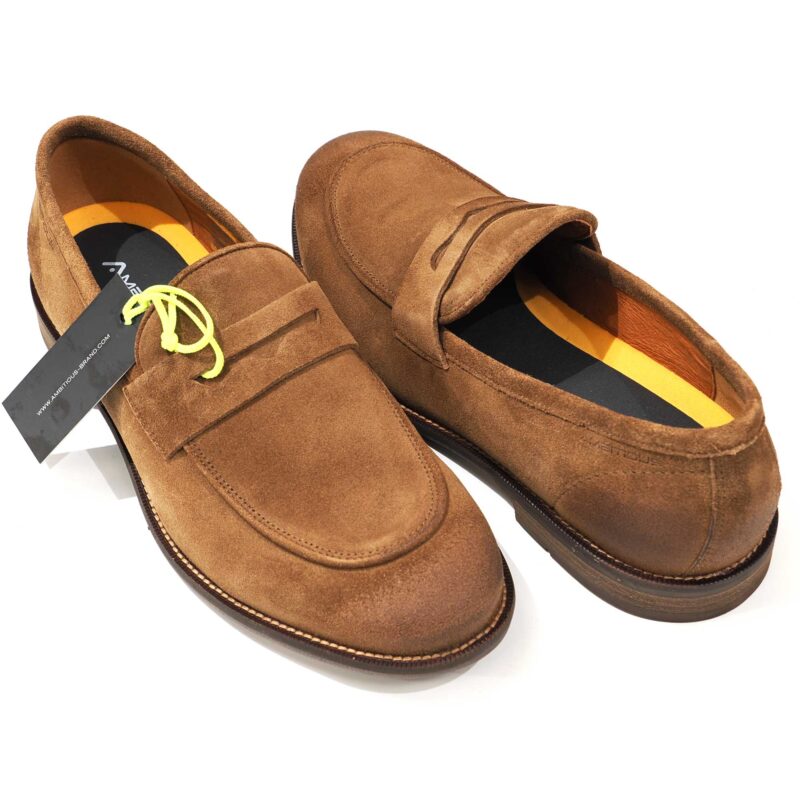 Ambitious Brown Suede Loafer from Gabucci Bath