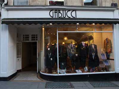 Gabucci store Milsom Street Bath