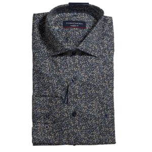 Casa Moda dark blue shirt with muted green