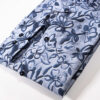 Venti blue shirt with large blue flower design. From Gabucci Menswear Bath
