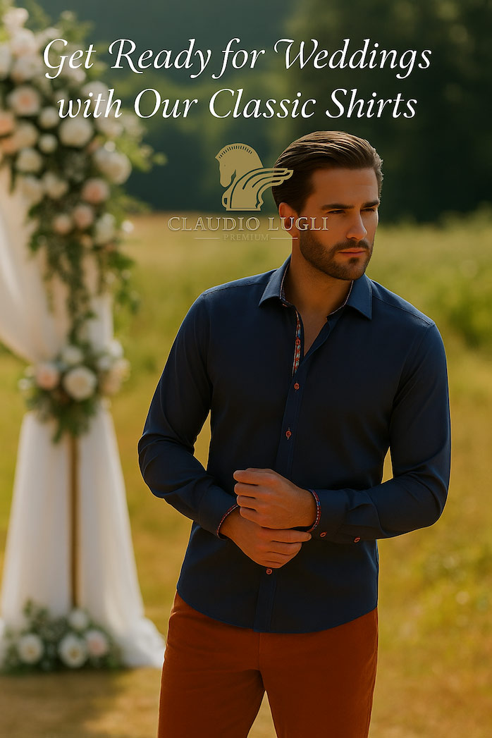 Claudio Lugli formal and wedding shirts from Gabucci Bath