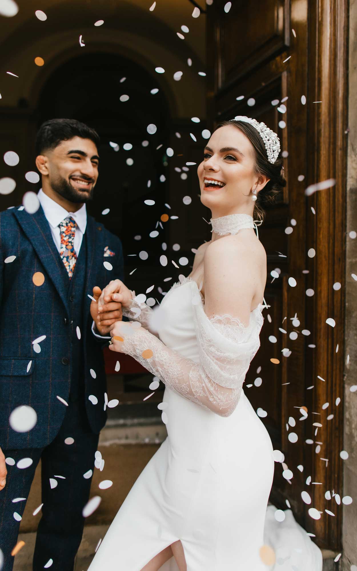 Jane Austen wedding shoot at Bath Guildhall with groom dressed by Gabucci Menswear Bath, photography Pippa Volans