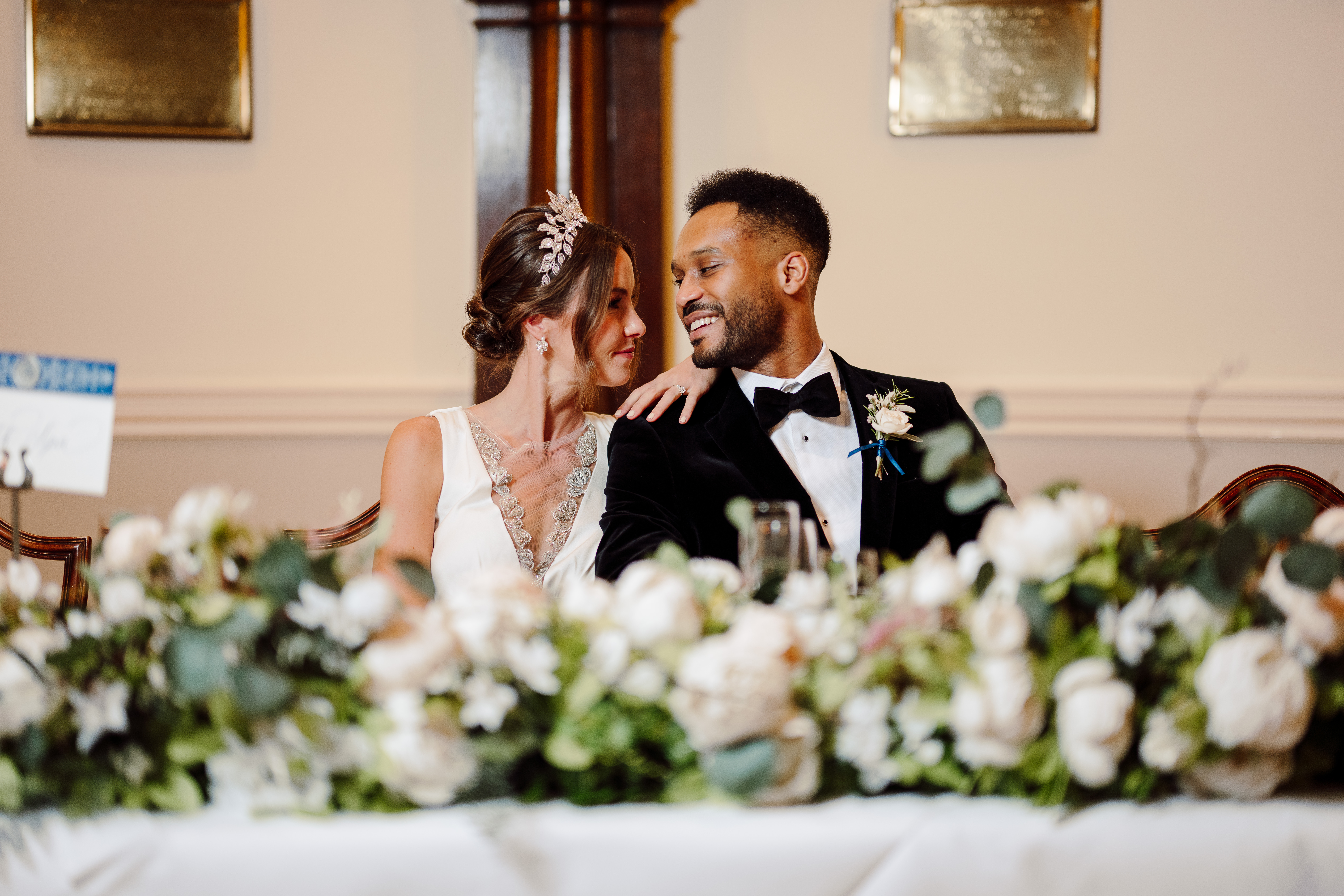 Image of wedding couple at the Royal Baths, Bath, the groom wears suit and shirt from Gabucci Menswear Bath, for Bath Royal Baths, shot by RICH HOWMAN & ELAN IMAGES LTD